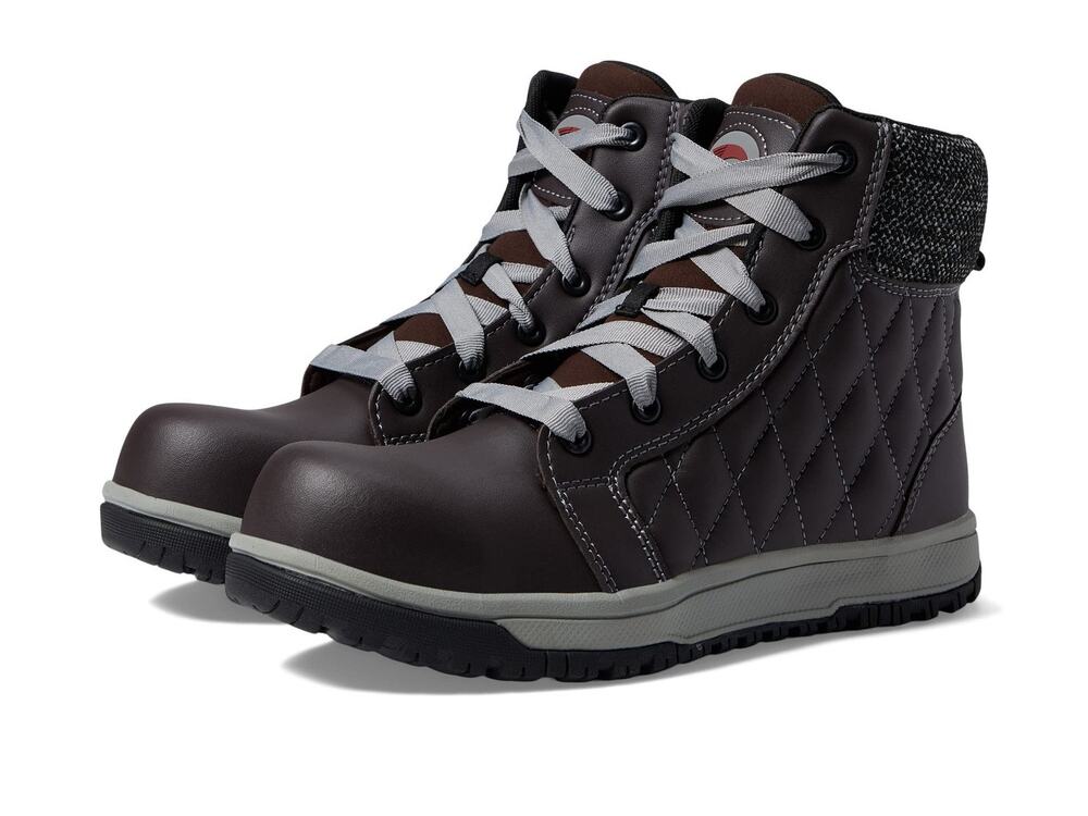 AVENGER WORK BOOTS WOMENS METRO 8" BROWN 10 B - MEDIUM